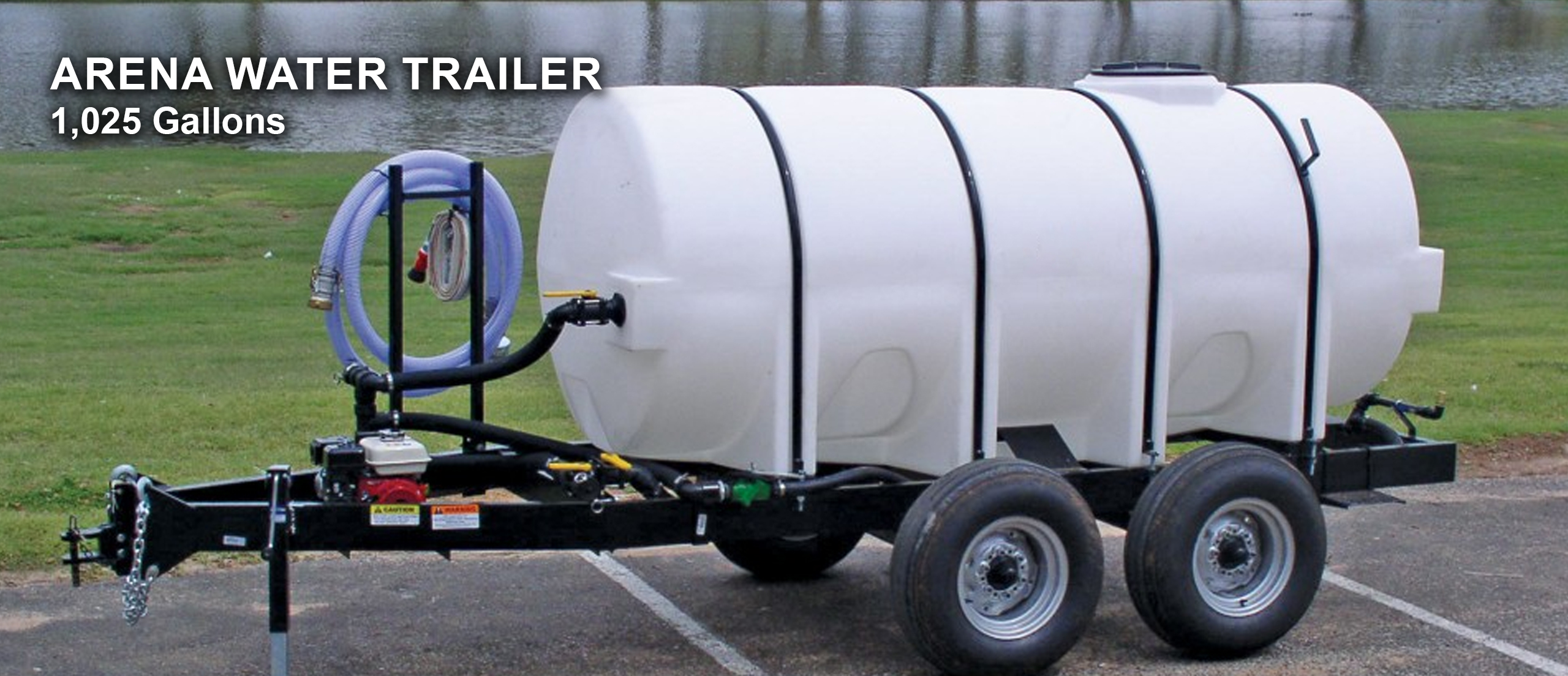 1025 Gallon Express Arena Water Wagon | Efficient Watering Solutions by One  Clarion