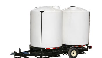 3000 DOUBLE CONE WATER TRAILER